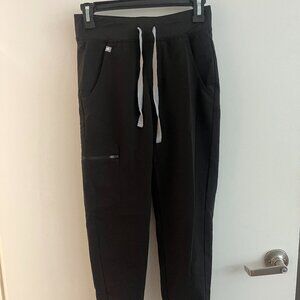 Figs Black Jogger Scrub Pants, XXSP